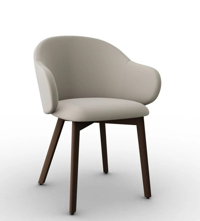 Chaise Calligaris - Holly Fab (Pieds en bois) CS2206