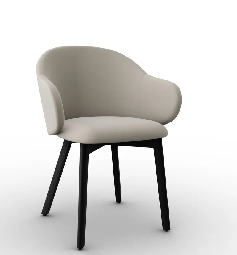 Chaise Calligaris - Holly Fab (Pieds en bois) CS2206
