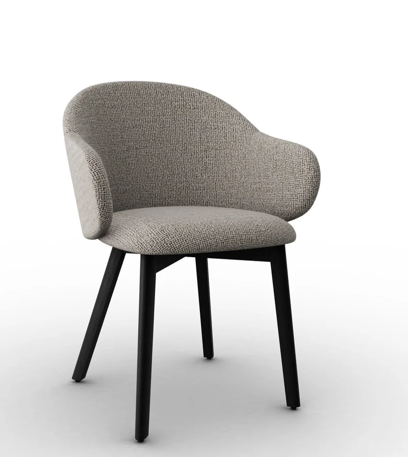 Chaise Calligaris - Holly Fab (Pieds en bois) CS2206
