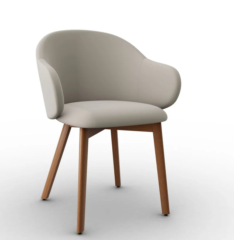 Chaise Calligaris - Holly Fab (Pieds en bois) CS2206
