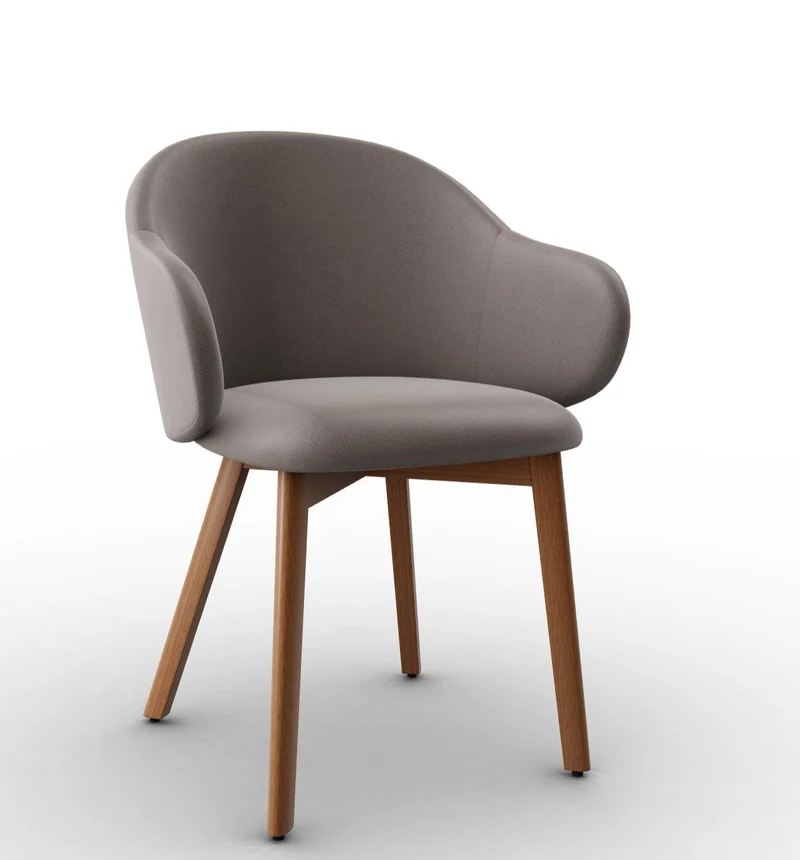 Chaise Calligaris - Holly Fab (Pieds en bois) CS2206