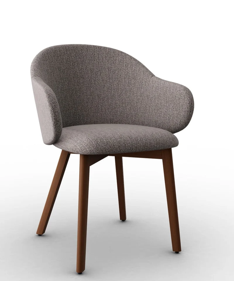 Chaise Calligaris - Holly Fab (Pieds en bois) CS2206