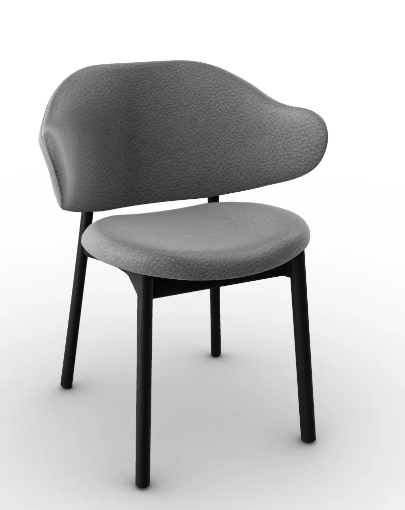 Chaise Calligaris - Holly (Pieds en bois) CS2080