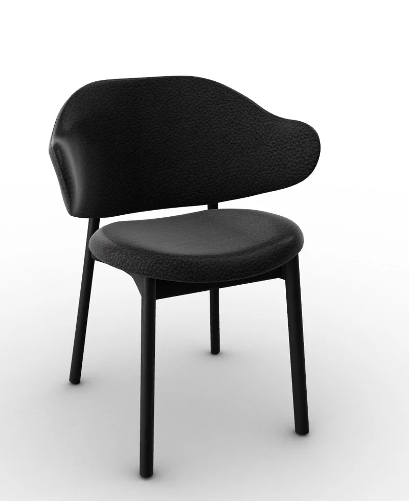 Chaise Calligaris - Holly (Pieds en bois) CS2080