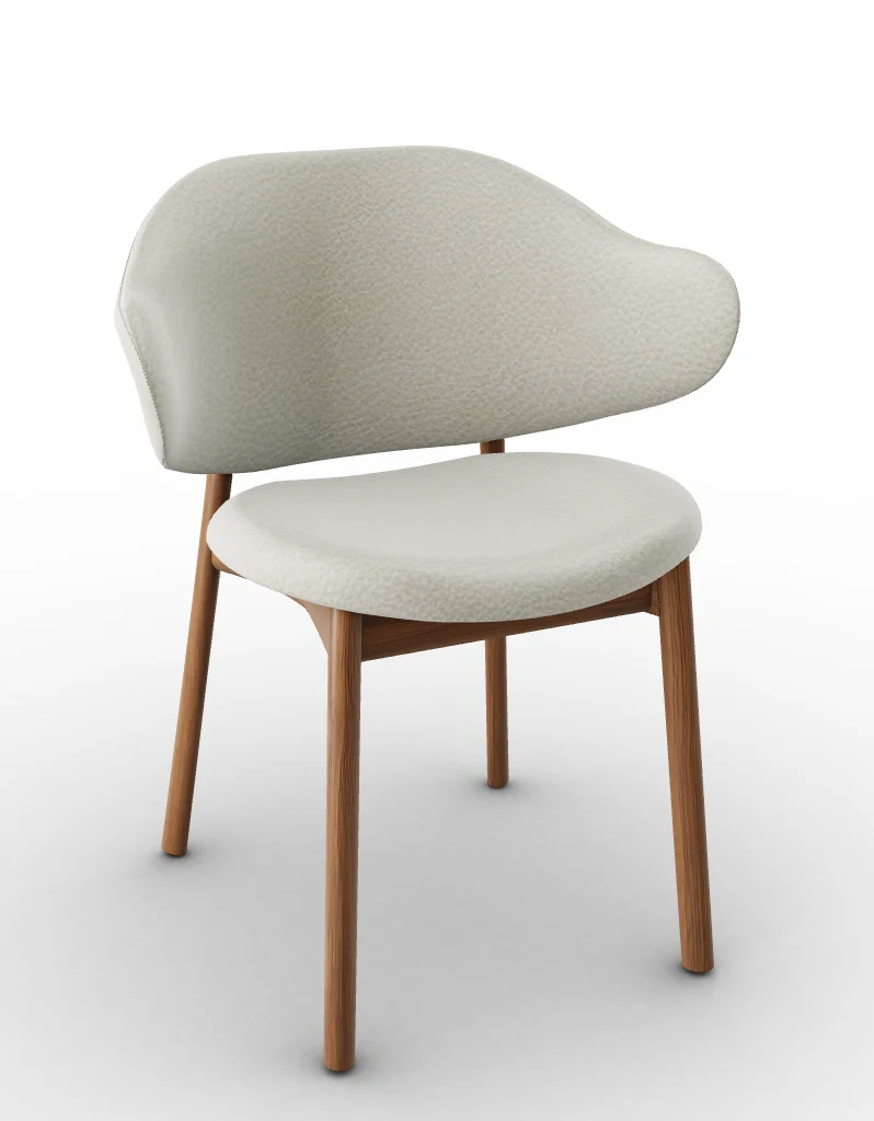 Chaise Calligaris - Holly (Pieds en bois) CS2080
