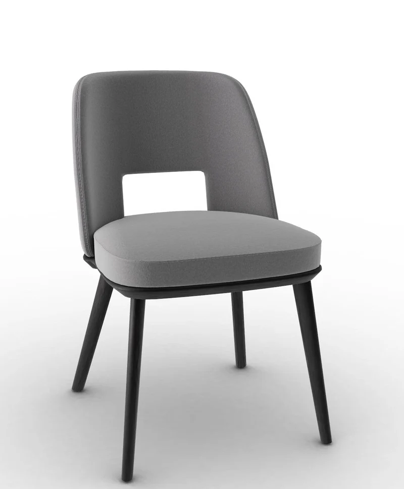 Chaise Calligaris - Foyer (Pieds en bois) CS1899