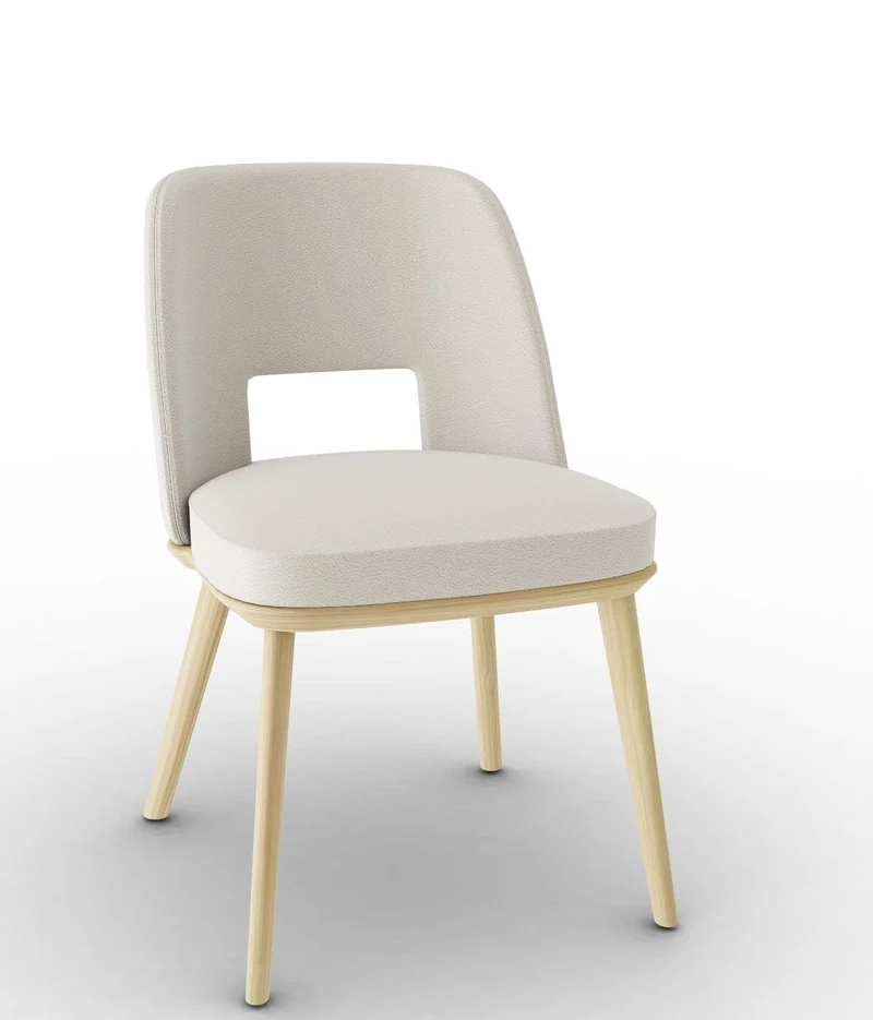 Chaise Calligaris - Foyer (Pieds en bois) CS1899