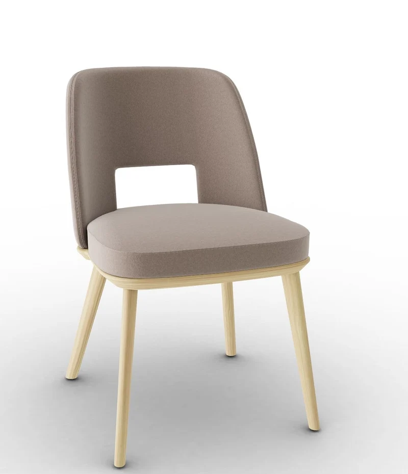 Chaise Calligaris - Foyer (Pieds en bois) CS1899