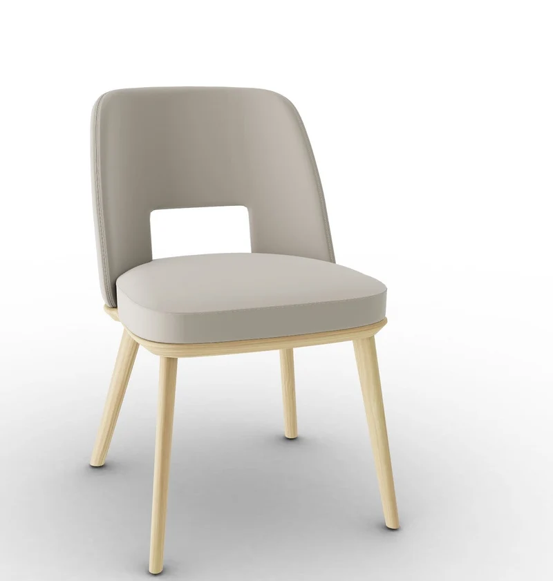 Chaise Calligaris - Foyer (Pieds en bois) CS1899