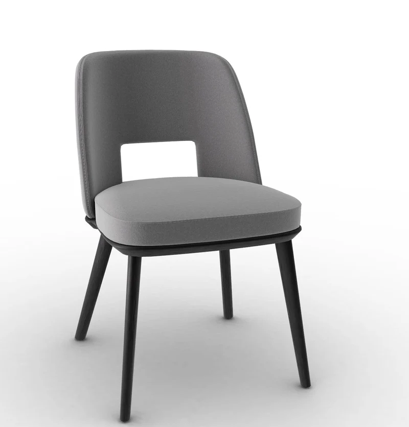 Chaise Calligaris - Foyer (Pieds en bois) CS1899