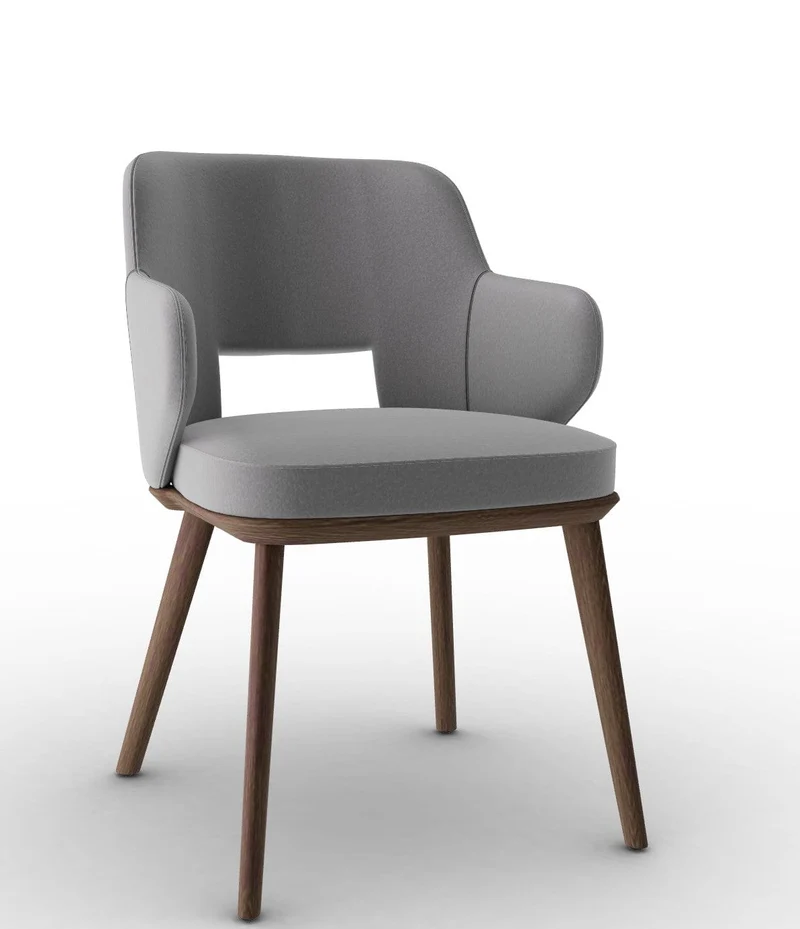 Chaise Calligaris - Foyer (Fauteuil avec pieds en bois) CS2000