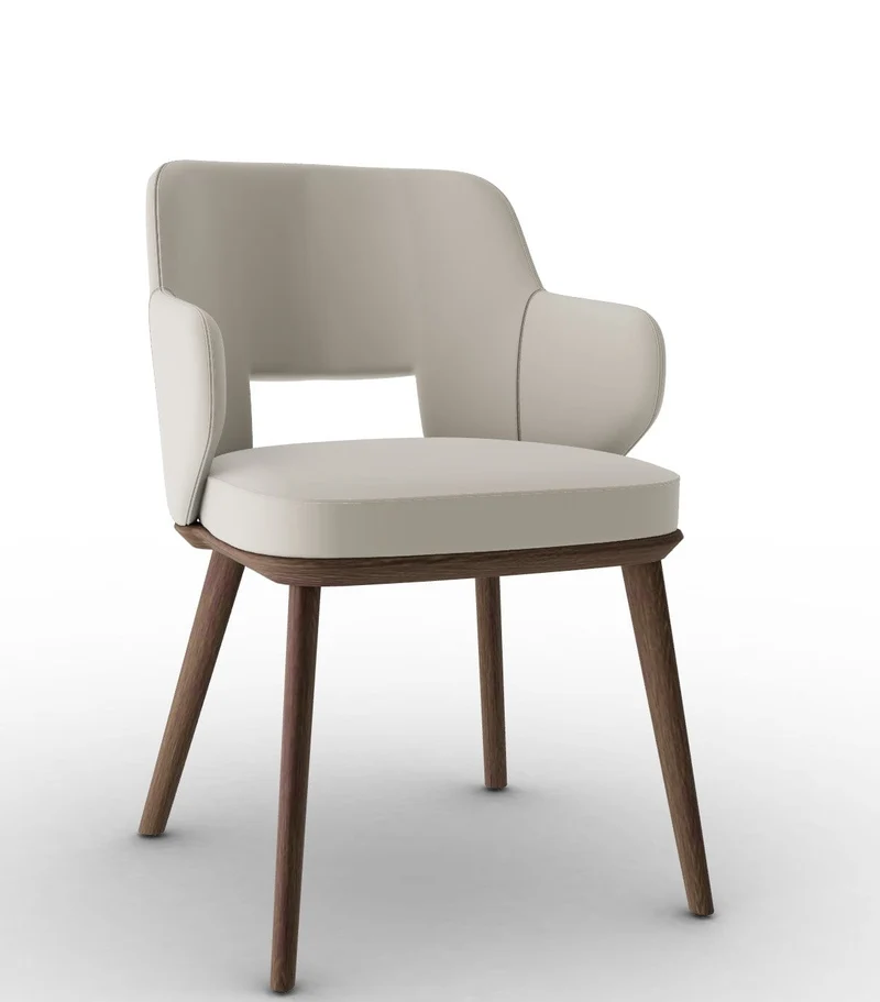 Chaise Calligaris - Foyer (Fauteuil avec pieds en bois) CS2000