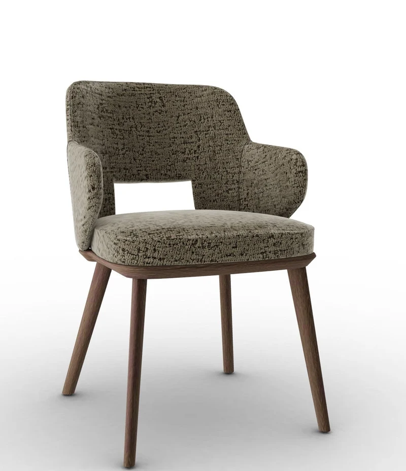 Chaise Calligaris - Foyer (Fauteuil avec pieds en bois) CS2000