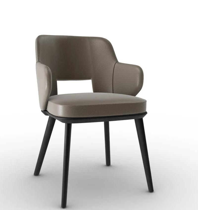 Chaise Calligaris - Foyer (Fauteuil avec pieds en bois) CS2000