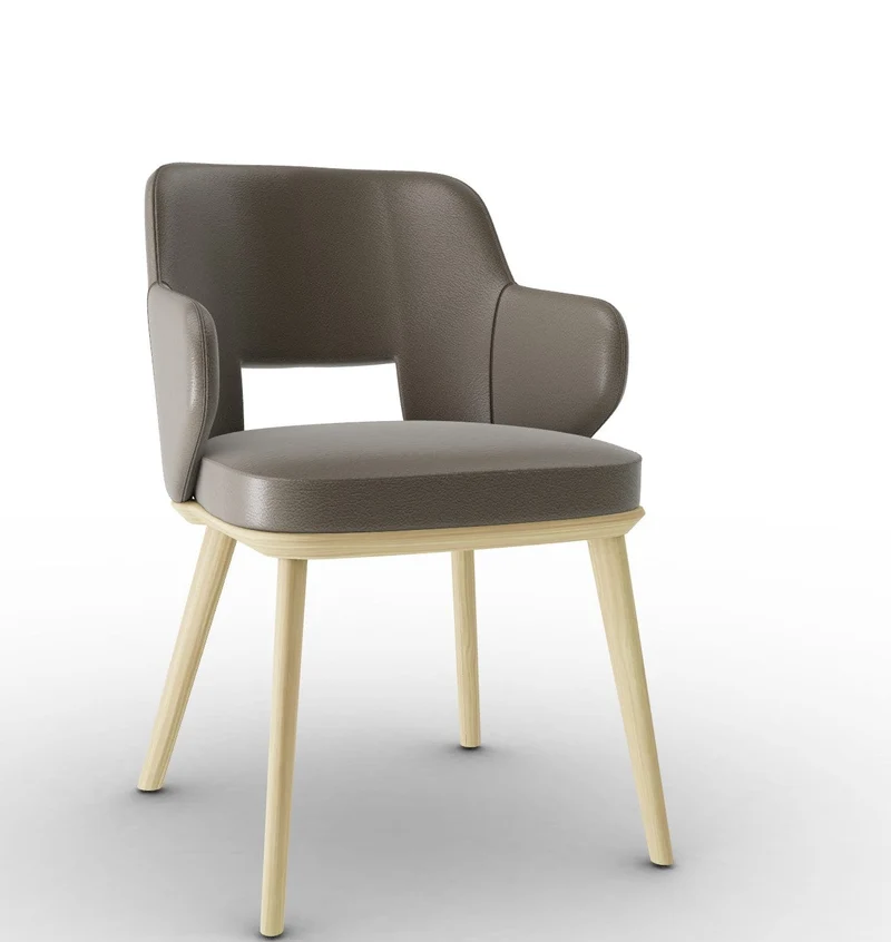 Chaise Calligaris - Foyer (Fauteuil avec pieds en bois) CS2000