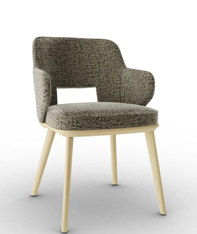 Chaise Calligaris - Foyer (Fauteuil avec pieds en bois) CS2000