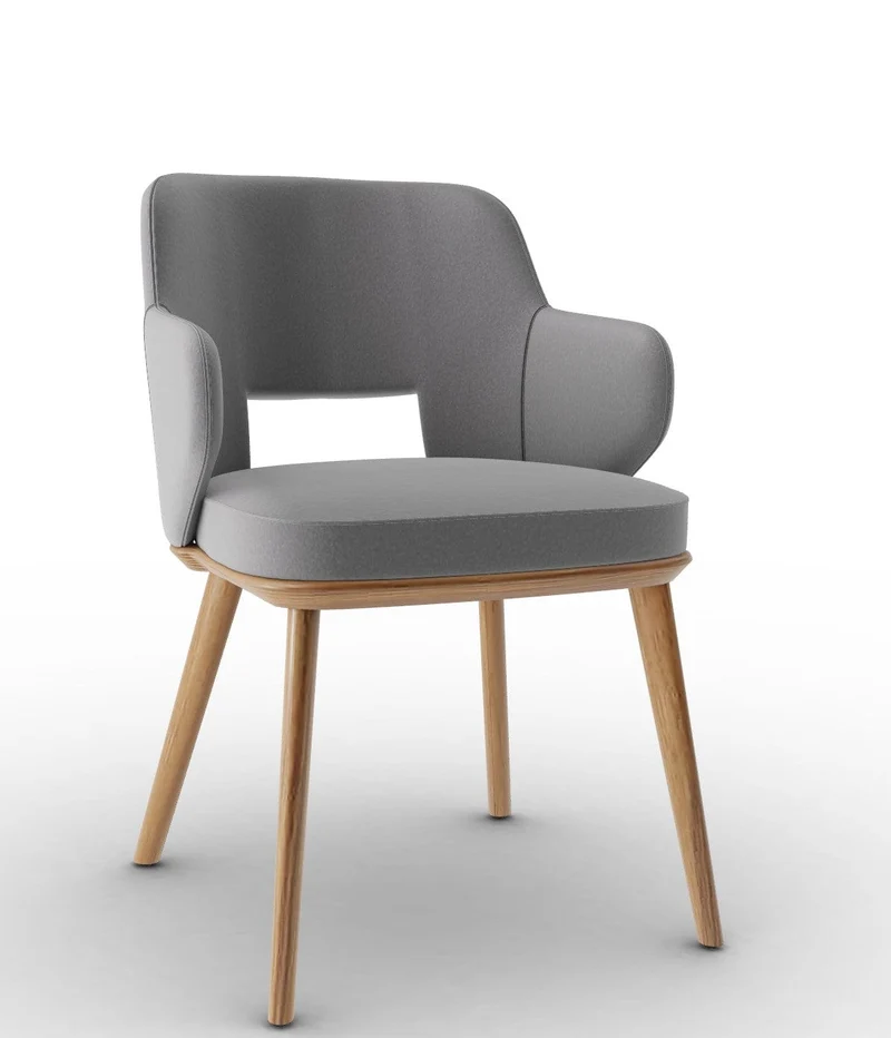 Chaise Calligaris - Foyer (Fauteuil avec pieds en bois) CS2000