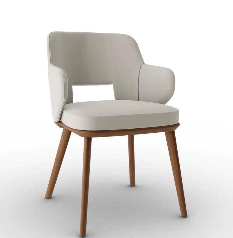 Chaise Calligaris - Foyer (Fauteuil avec pieds en bois) CS2000