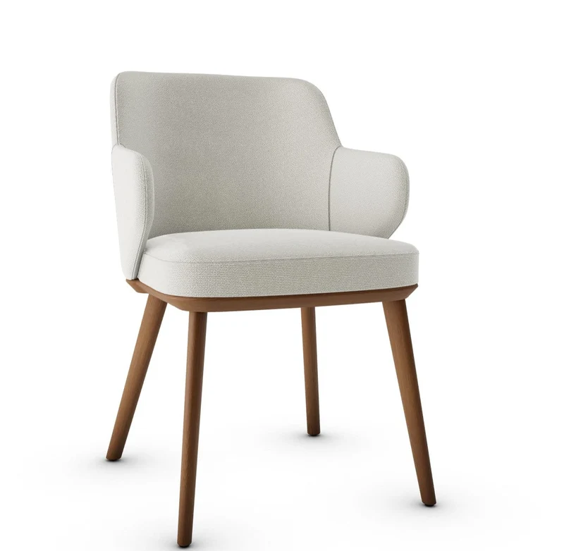 Chaise Calligaris - Foyer (Fauteuil avec pieds en bois) CS1889