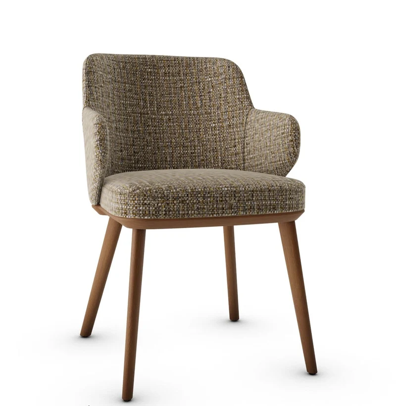 Chaise Calligaris - Foyer (Fauteuil avec pieds en bois) CS1889