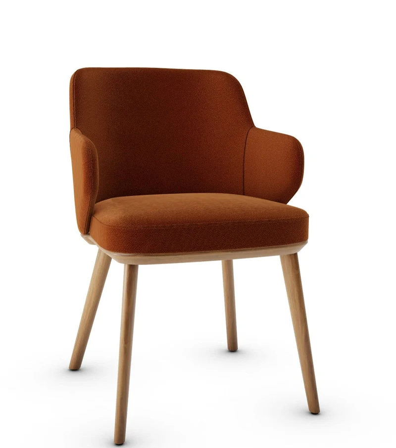 Chaise Calligaris - Foyer (Fauteuil avec pieds en bois) CS1889