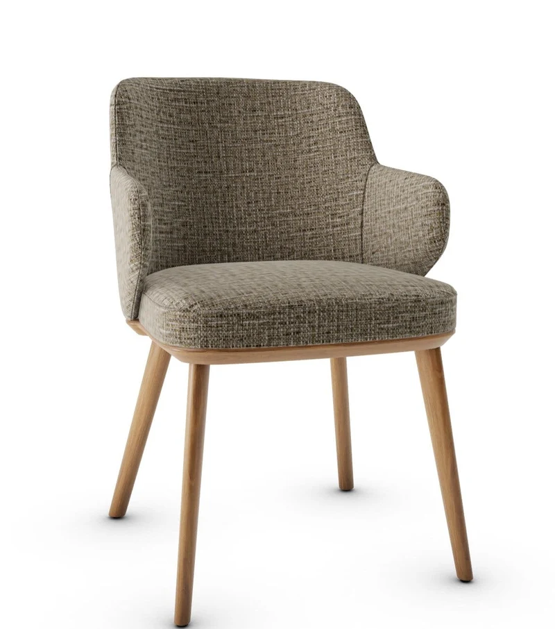 Chaise Calligaris - Foyer (Fauteuil avec pieds en bois) CS1889