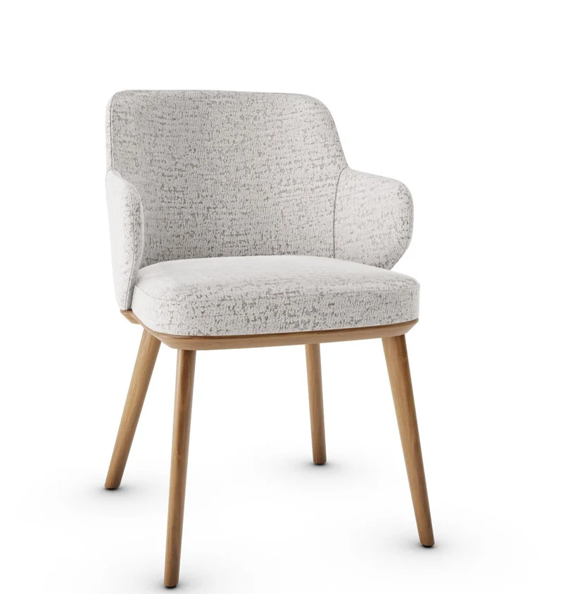 Chaise Calligaris - Foyer (Fauteuil avec pieds en bois) CS1889