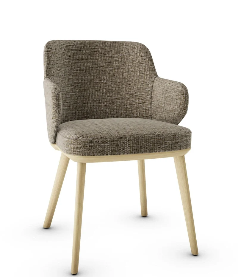Chaise Calligaris - Foyer (Fauteuil avec pieds en bois) CS1889
