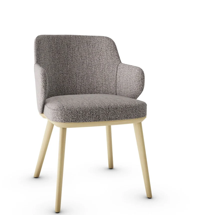Chaise Calligaris - Foyer (Fauteuil avec pieds en bois) CS1889