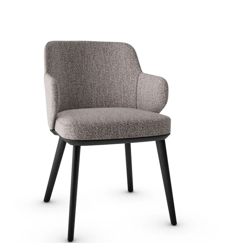 Chaise Calligaris - Foyer (Fauteuil avec pieds en bois) CS1889