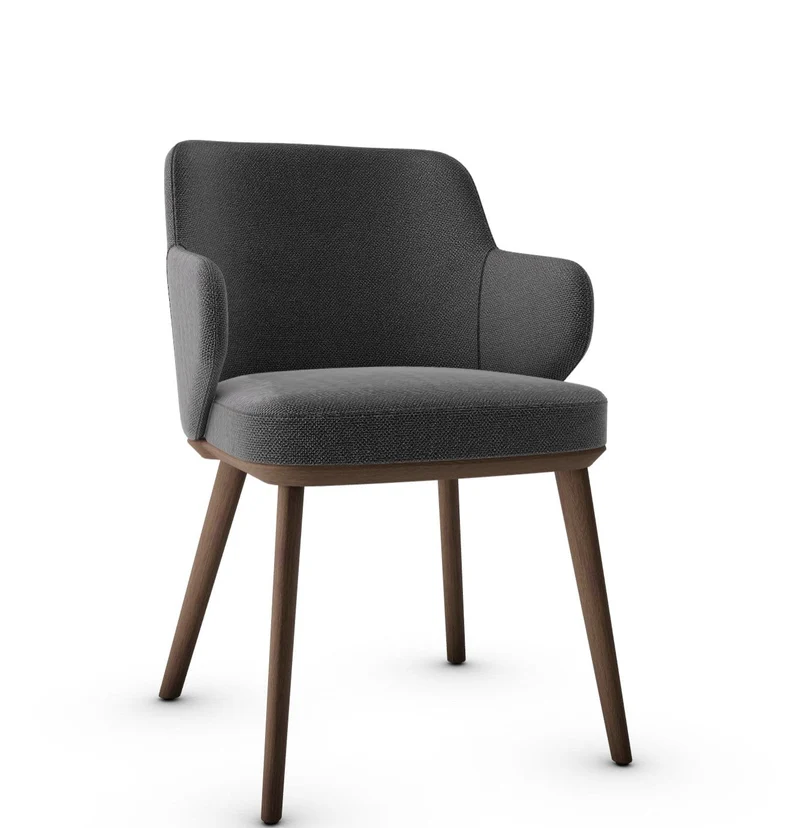 Chaise Calligaris - Foyer (Fauteuil avec pieds en bois) CS1889