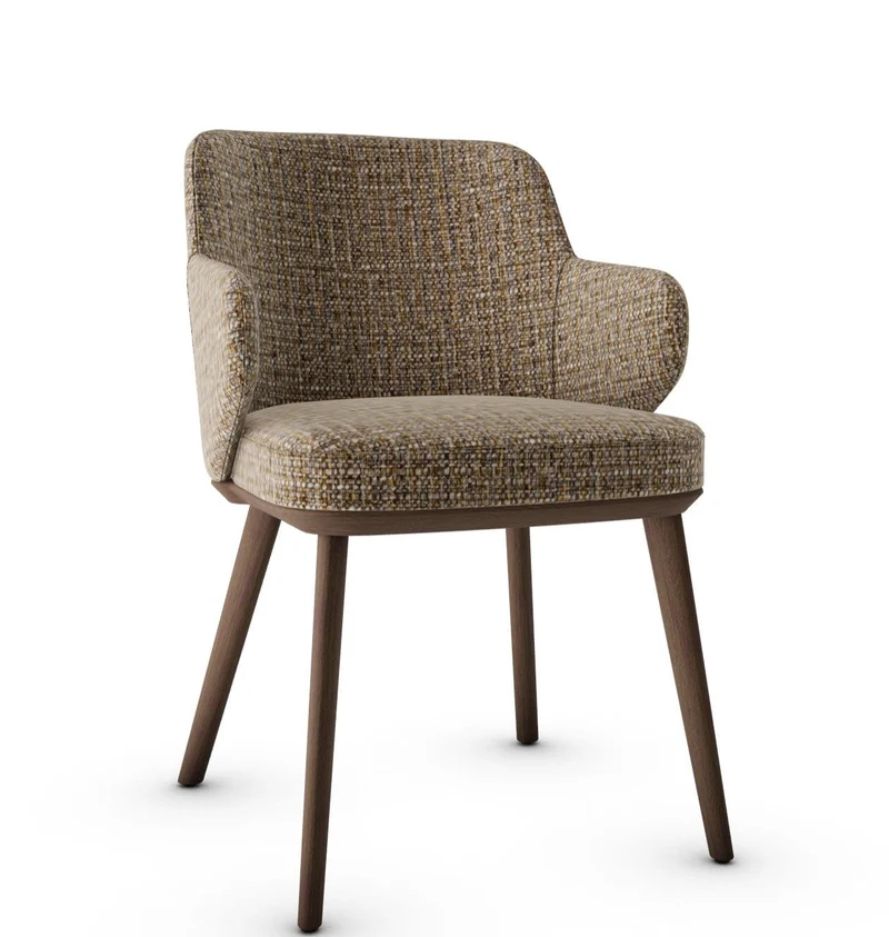Chaise Calligaris - Foyer (Fauteuil avec pieds en bois) CS1889