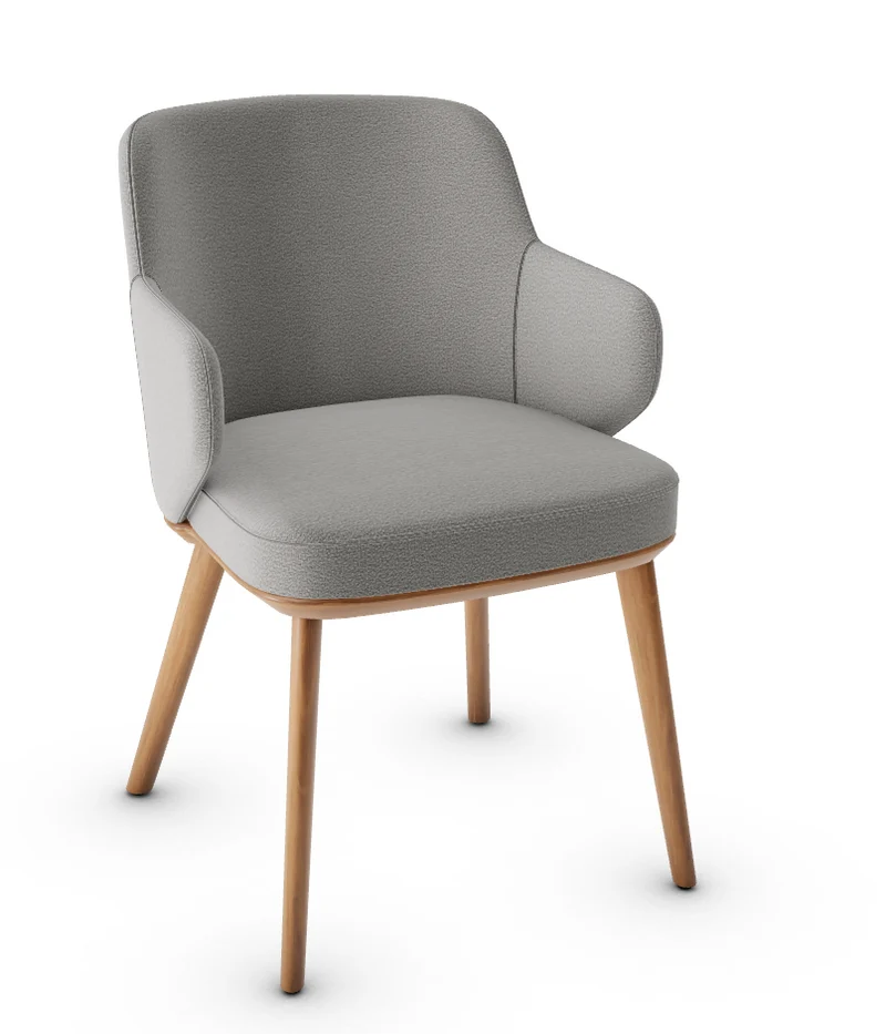 Chaise Calligaris - Foyer (Fauteuil avec pieds en bois) CS1889