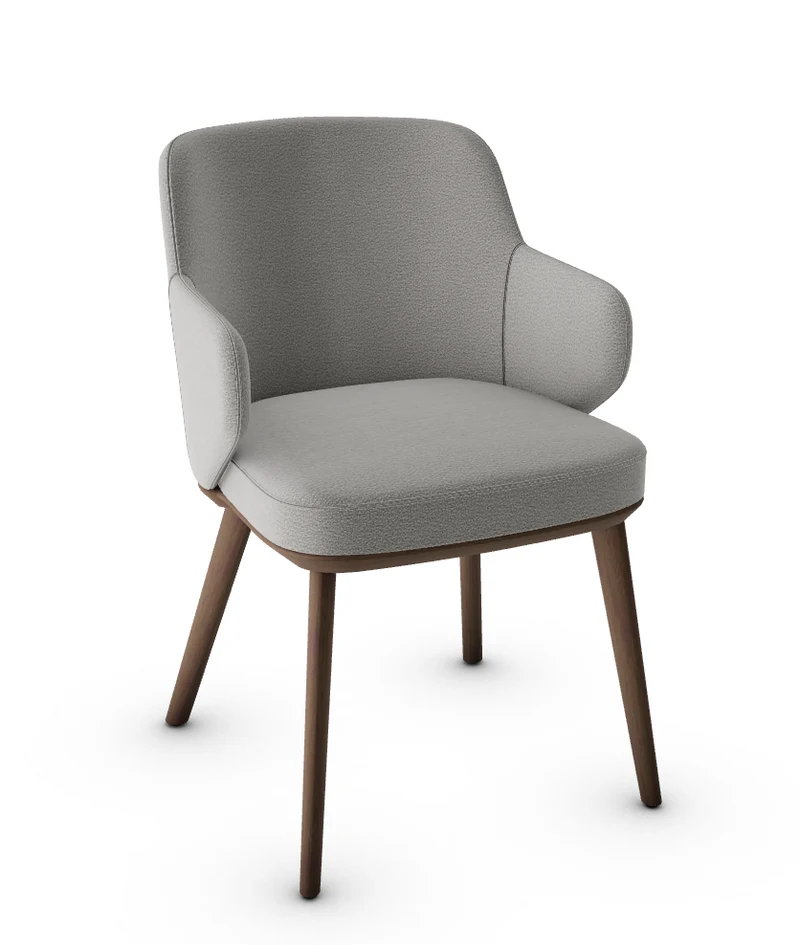 Chaise Calligaris - Foyer (Fauteuil avec pieds en bois) CS1889