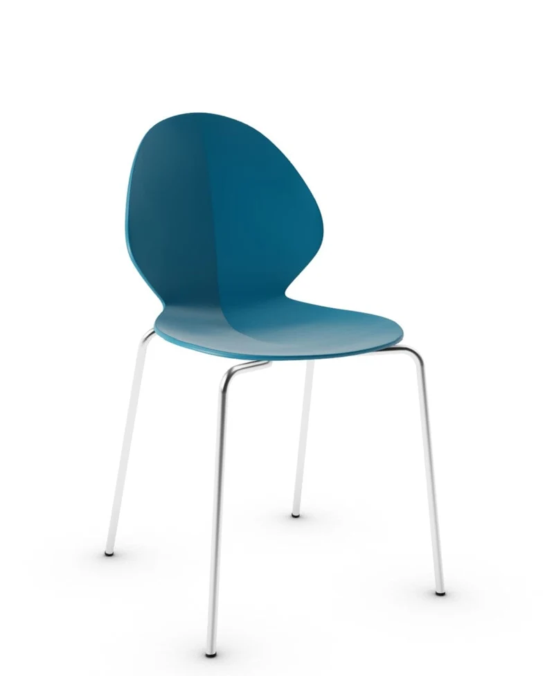 Chaise Calligaris - Basil (Chromé, Pieds en métal) CS1359