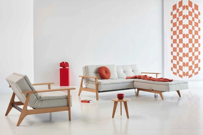 Canapé-lit Innovation Living - Dublexo Frej Oak (En Bois)