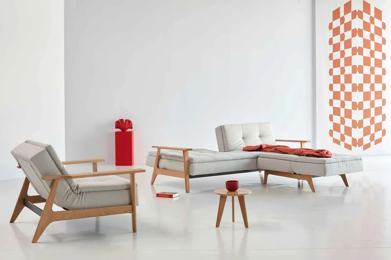 Canapé-lit Innovation Living - Dublexo Frej Oak (En Bois)