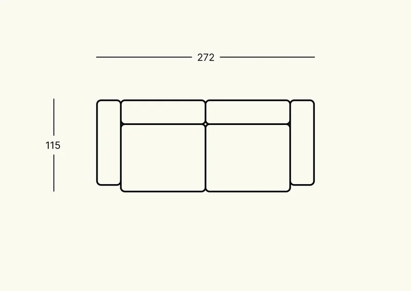 Canapé Vetsak - Two Module Sofa (2 places)