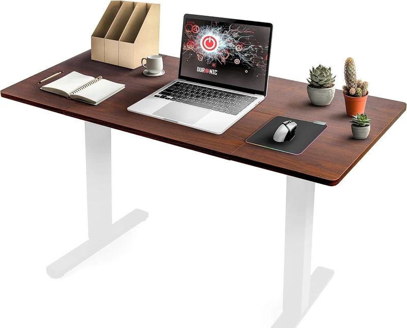 Duronic TT120 WT Plateau pour Bureau Assis Debout de 120 x 60 x 2 cm | Compatible avec la plupart des Structures Assis Debout | Idéal pour Poste de travail à domicile ou bureau