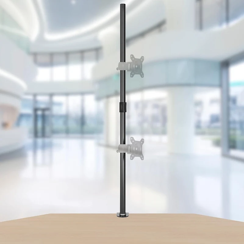 Duronic DMT100 POLE Potence 100 cm pour Supports d'Ecrans de Duronic | Compatible avec toutes les Gammes de Supports Duronic | Pince standard incluse pour un Bureau de 0.5 à 6.8 cm d'épaisseur