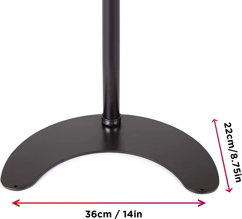 Duronic DM15D2V2 Bras pour 2 moniteurs d’ordinateur sur socle | Support double d’écran PC articulé ergonomique pour bureau | VESA 75 100 | Hauteur Ajustable | Rotatif Inclinable Pivotant | Universelle