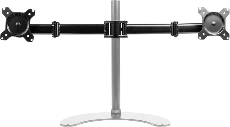 Duronic DM25P2 Deux bras avec têtes VESA 75 100 Bras d'écran à double articulation Compatible avec tous les supports et potences Duronic Equivalent du support DM252