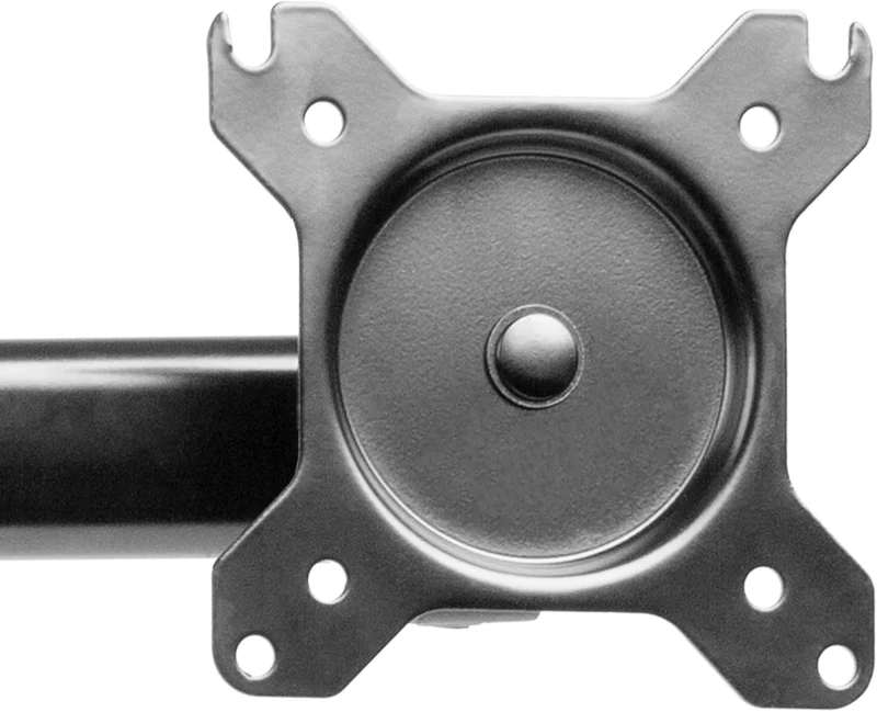 Duronic DM25P2 Deux bras avec têtes VESA 75 100 Bras d'écran à double articulation Compatible avec tous les supports et potences Duronic Equivalent du support DM252