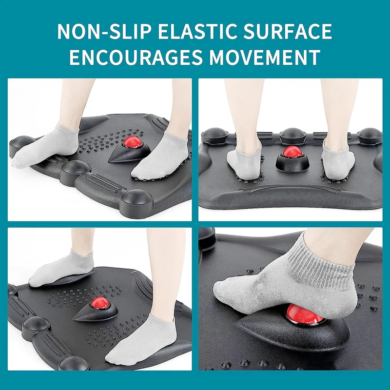 Duronic FT02 Tapis Anti-Fatigue | Tapis de sol pour Bureau Assis-Debout | Soutien ergonomique pour les Pieds les Hanches les Jambes le Dos | Améliore la Posture et le Bien-être grâce à l'Acupression