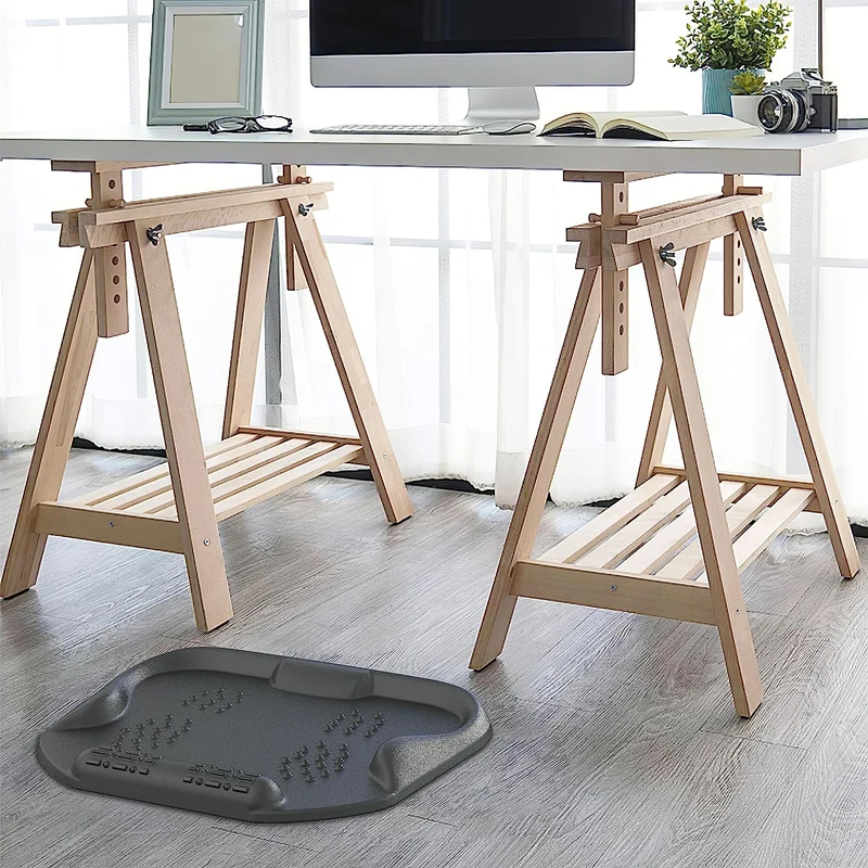 Duronic FT01 Tapis Anti-Fatigue | Tapis de sol pour Bureau Assis-Debout | Soutien ergonomique pour les Pieds les Hanches les Jambes le Dos | Améliore la Posture et le Bien-être grâce à l'Acupression