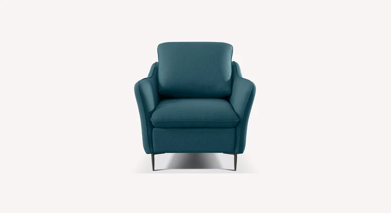 Fauteuil BOGART Foster Bleu Ocean