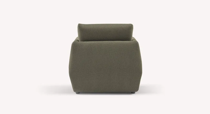 Fauteuil LUZ Vulcano Kaki
