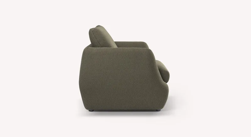 Fauteuil LUZ Vulcano Kaki