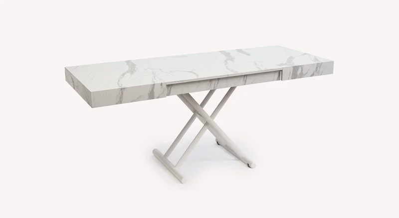 CALYPSO Mélaminé Marbre blanc