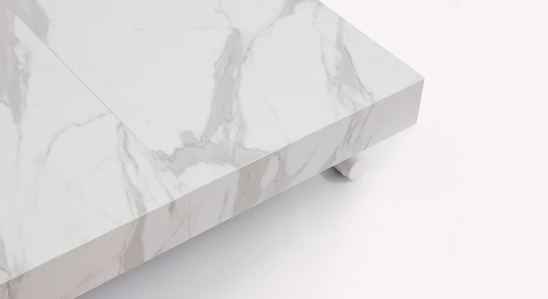 CALYPSO Mélaminé Marbre blanc